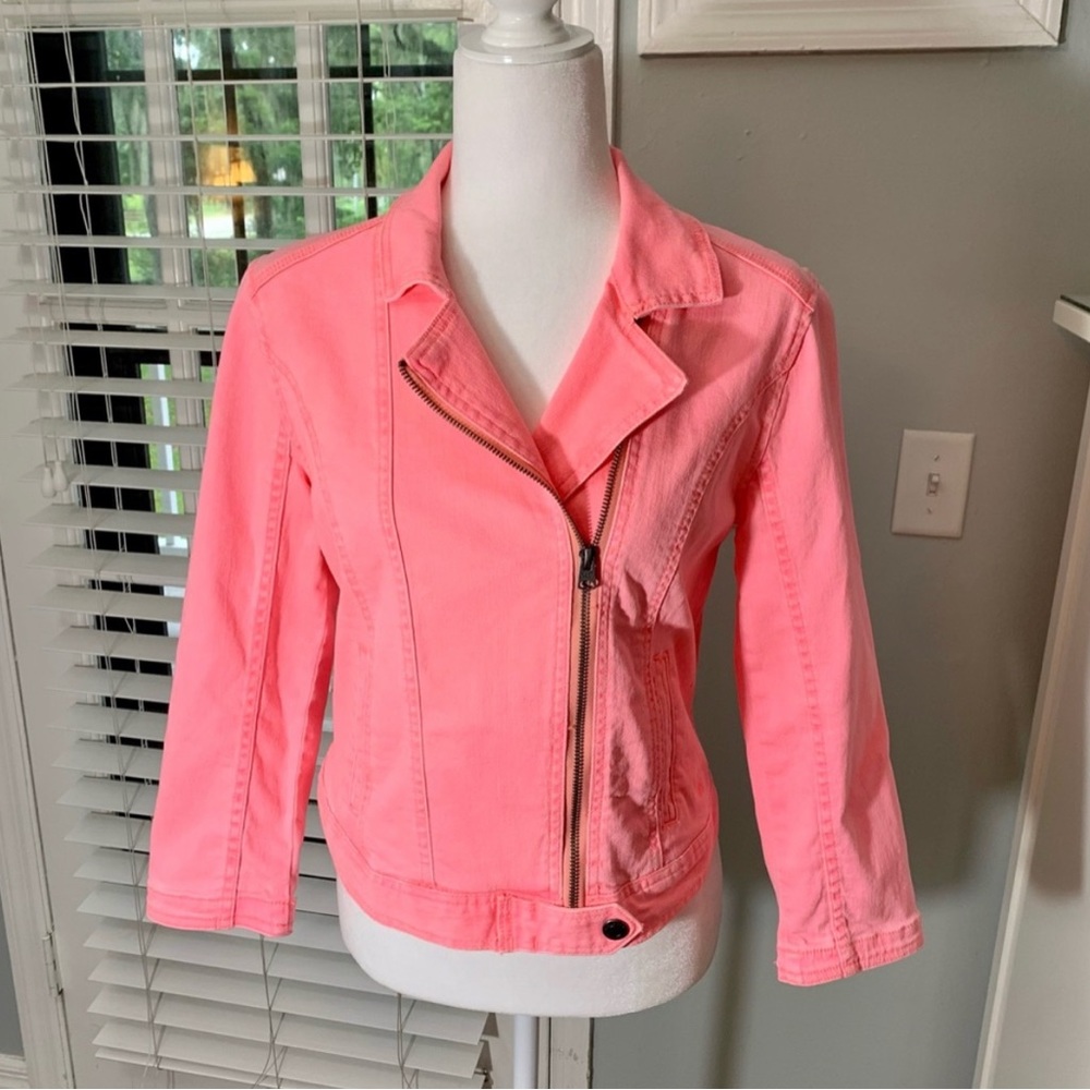 Abercrombie & Fitch Pink Jean Jacket